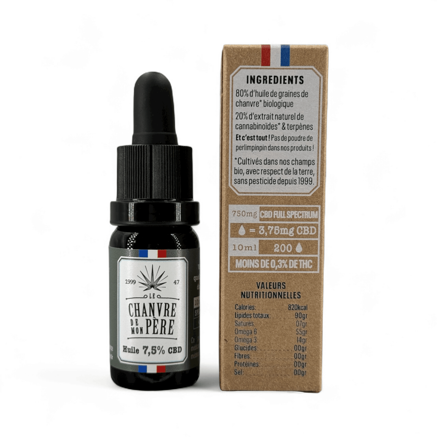 BIO-CBD-ÖL 7,5 % – VOLLES SPEKTRUM