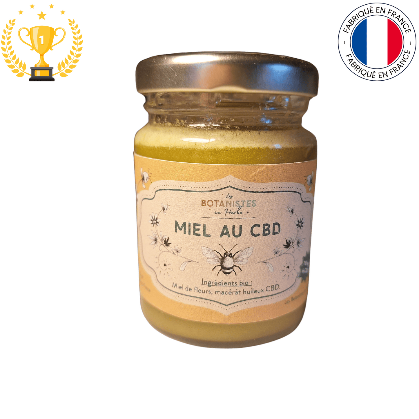 Miel au CBD Bio (Les Botanistes en Herbe)