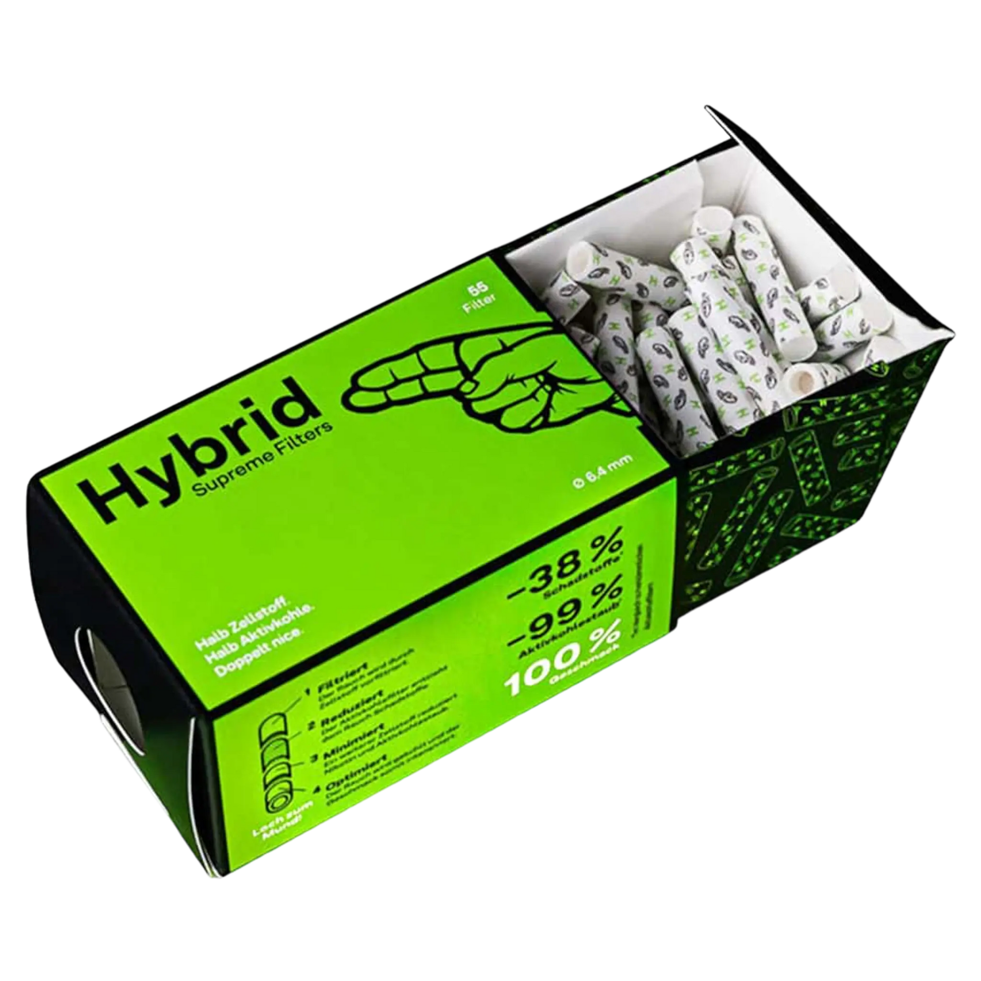 FILTRE JOINT CBD - SUPREME FILTERS - BOX 55 (Hybrid Filter)