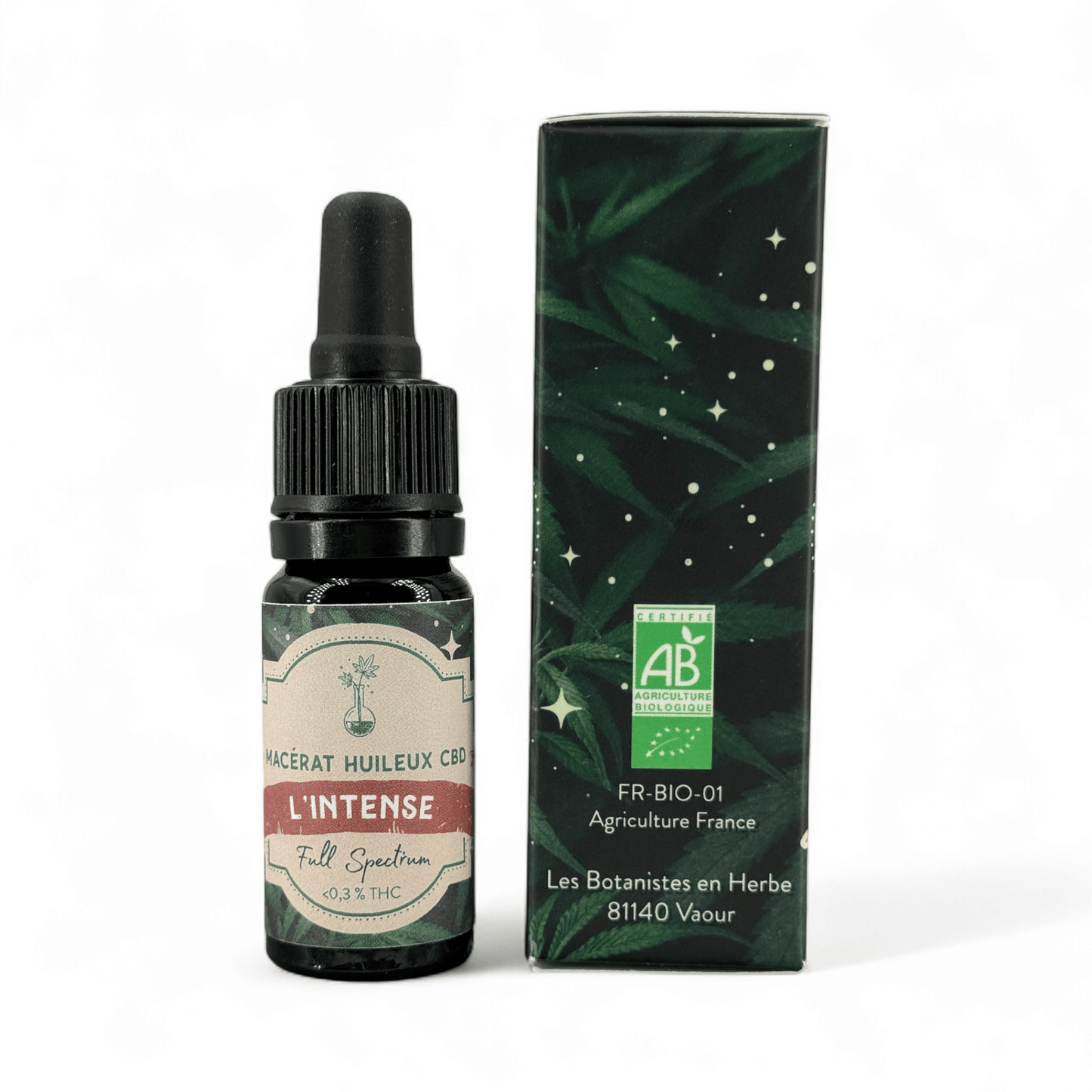 BIO-CBD-ÖL (ÖLMAZERAT): INTENSIV – VOLLES SPEKTRUM