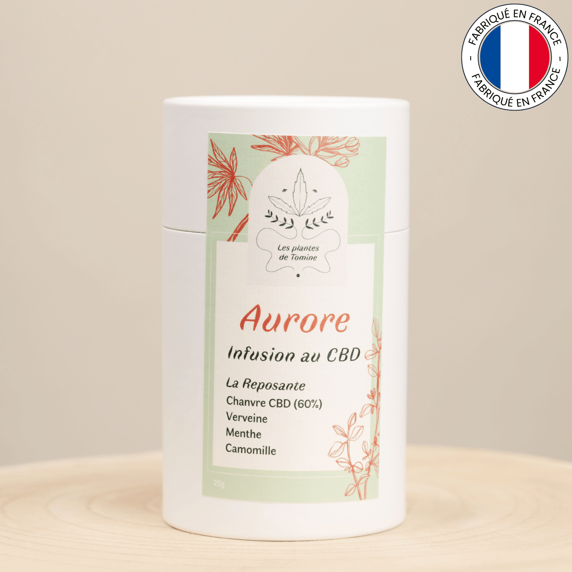 AURORE : Infusion au CBD bio (Amour de Chanvre)