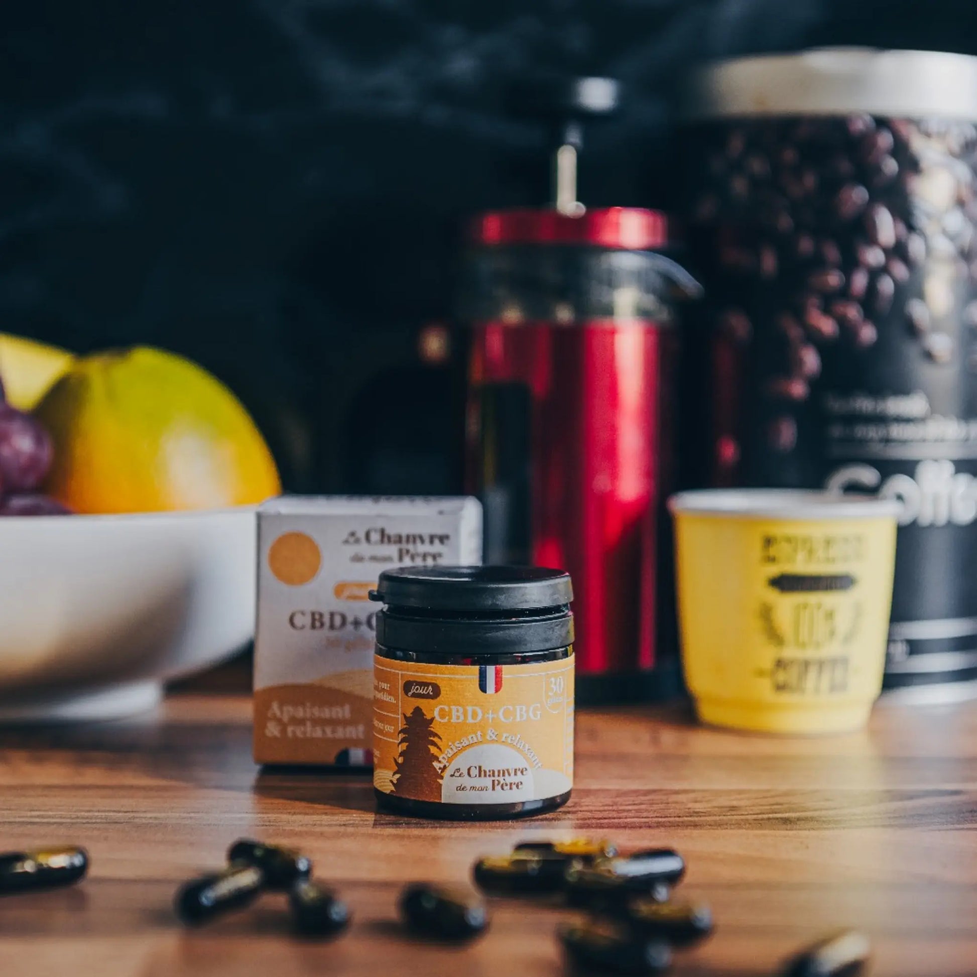 GÉLULES CBD & CBG - APAISANT ET RELAXANT Le Chanvre de mon Père