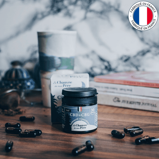 GÉLULES CBD & CBG - SOMMEIL RÉPARATEUR (Amour de Chanvre)