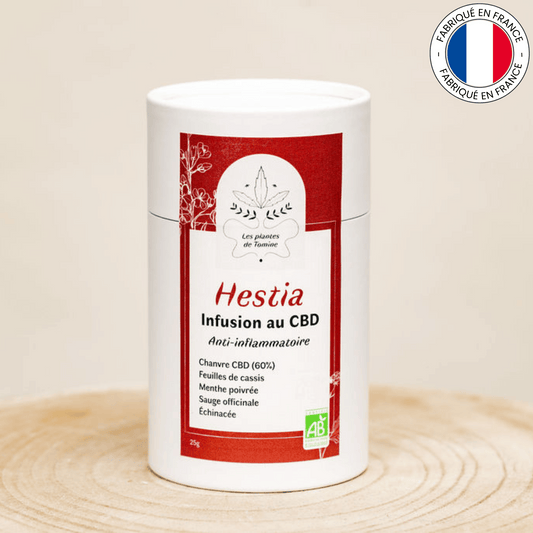 Hestia : Infusion au CBD bio (Amour de Chanvre)