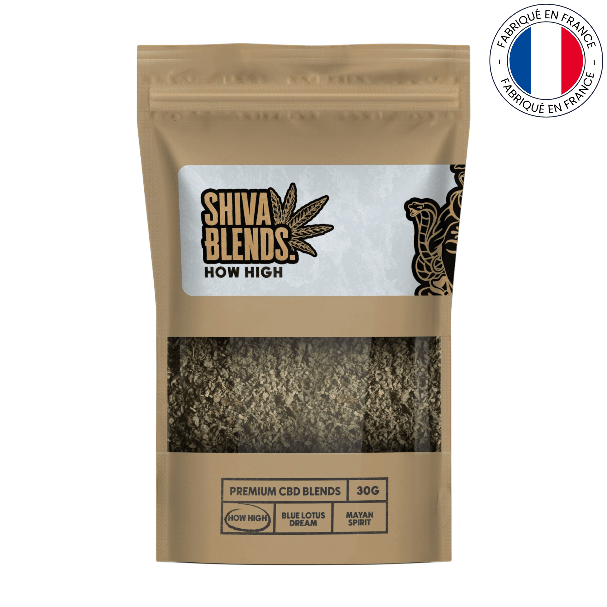 Substitut de tabac "How High CBD" (Shiva Blends)