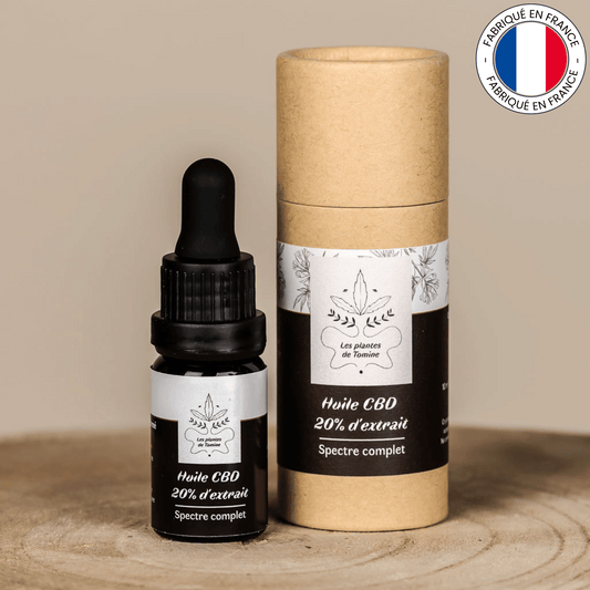 HUILE DE CBD FRANÇAISE - SPECTRE COMPLET 20% (Amour de Chanvre)