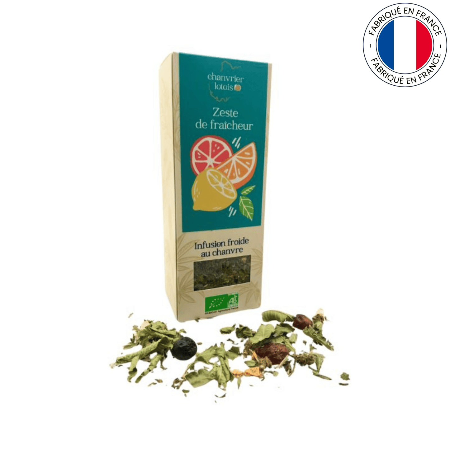 Zeste de Fraicheur : Infusion au CBD bio (Amour de Chanvre)