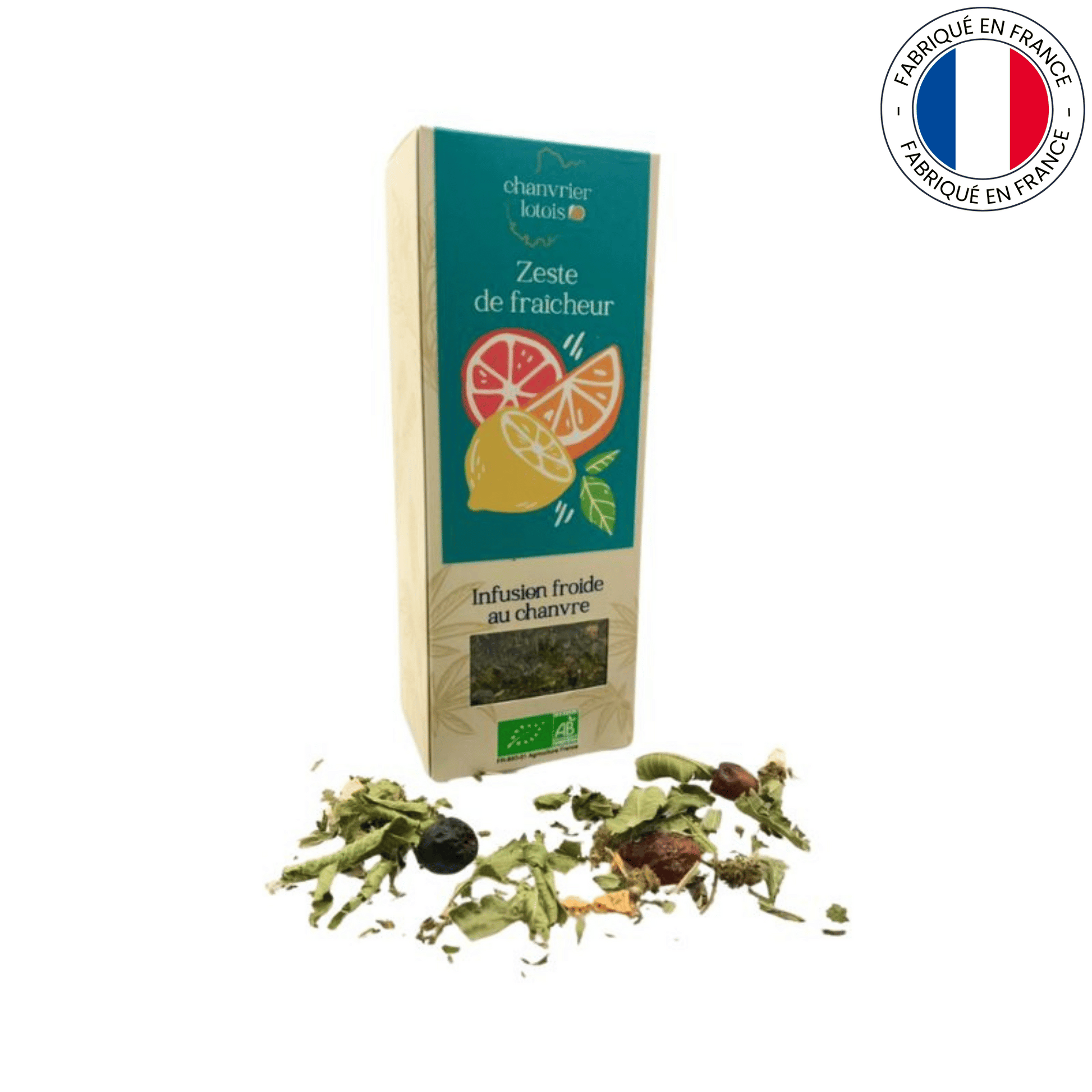 Zeste de Fraicheur : Infusion au CBD bio (Amour de Chanvre)