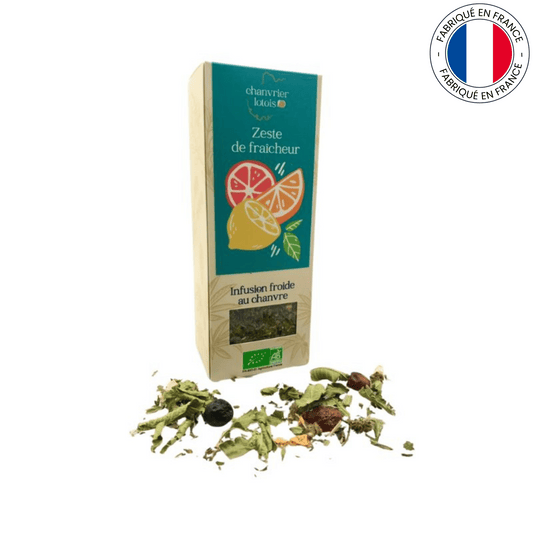 Zeste de Fraicheur : Infusion au CBD bio (Amour de Chanvre)