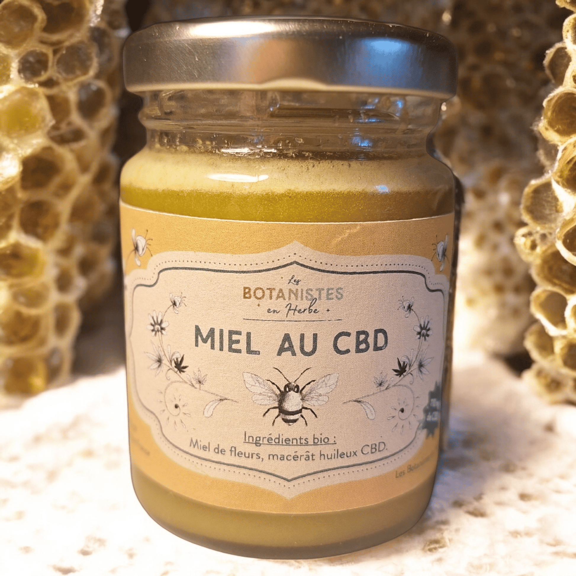 Miel de fleurs d'été au CBD Bio (Les Botanistes en Herbe)