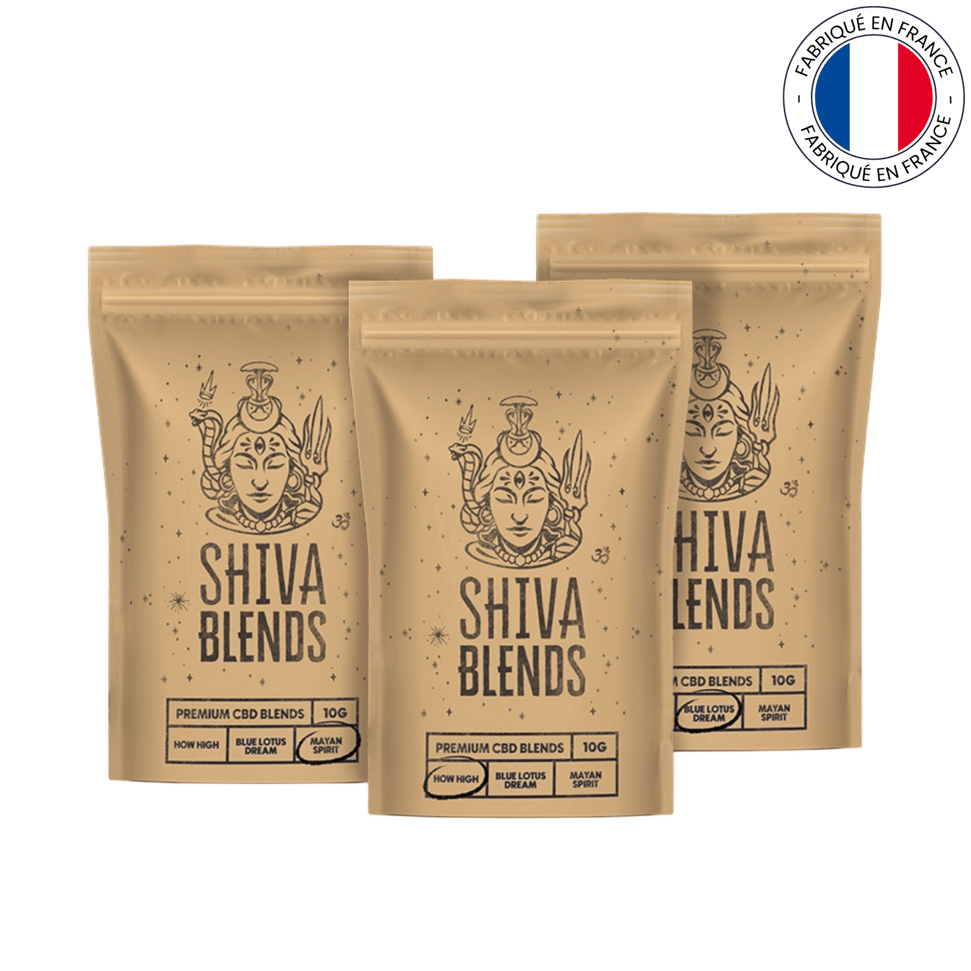 Substitut de tabac " pack découverte " (Shiva Blends)
